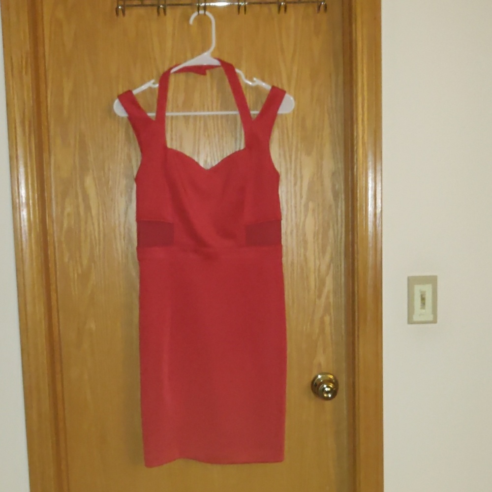 Guess red dress
